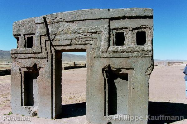 La Porte du Soleil du site archéologique de Tiahuanaco