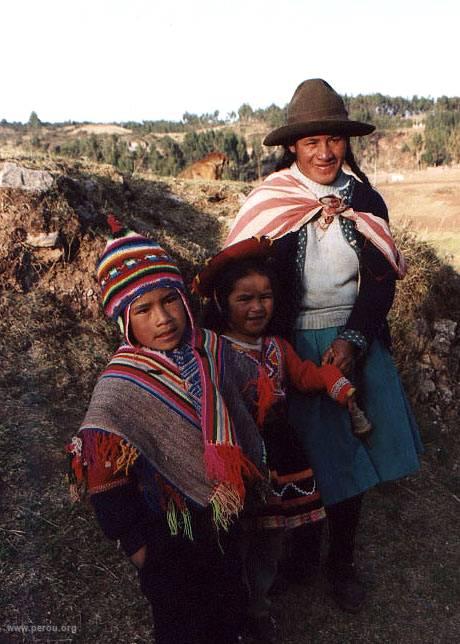 Famille prs de Cusco, Cuzco