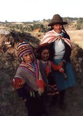 Famille près de Cusco, Cuzco