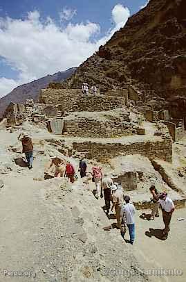 Touristes, Ollantaytambo