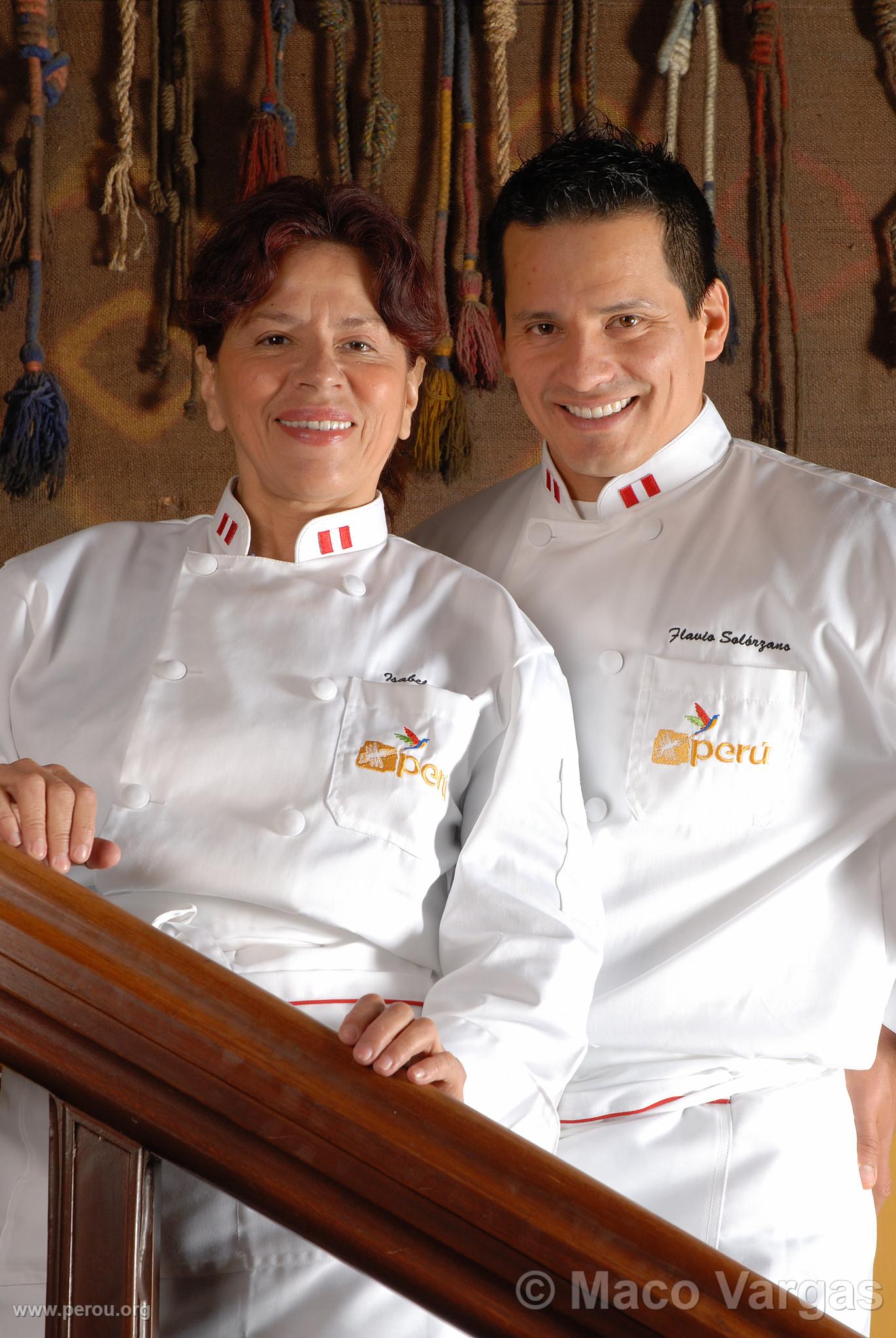 Chefs Isabel Alvarez et Flavio Solorzano