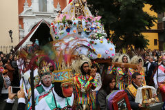 Procession de la Vierge de Carmen, Lima