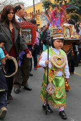 Procession de la Vierge de Carmen, Lima