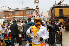 Procession de la Vierge de Carmen, Lima