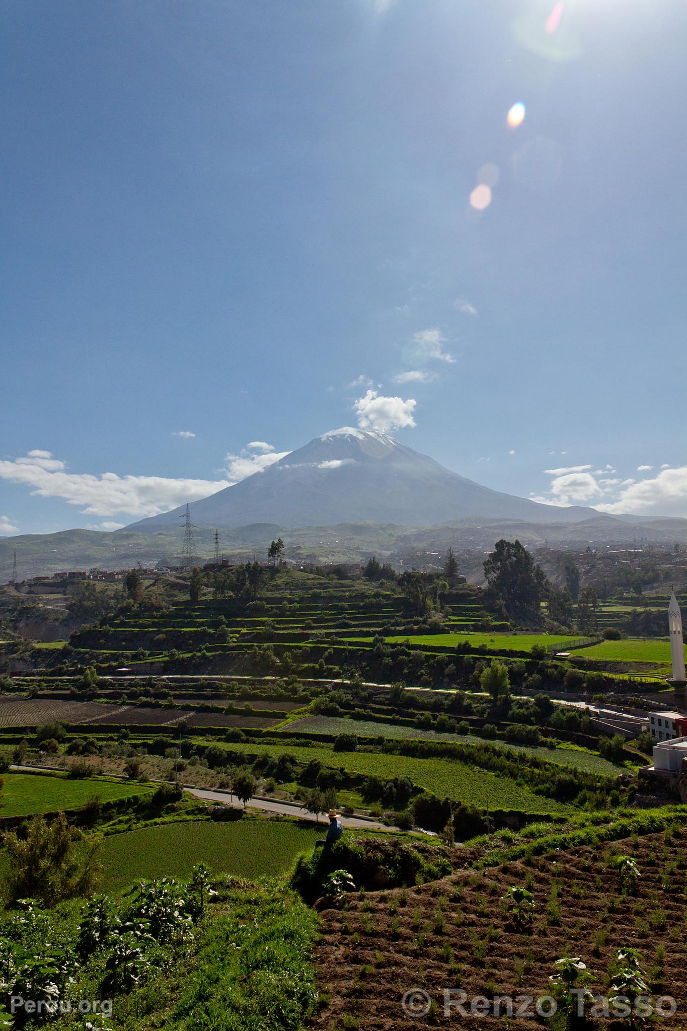 Volcan Misti et campagne d'Arequipa